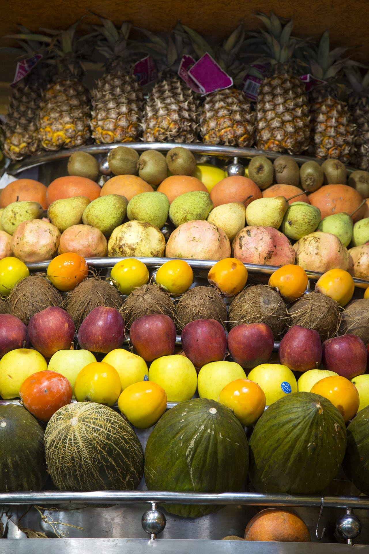 Fruit market in Rabat, Morocco